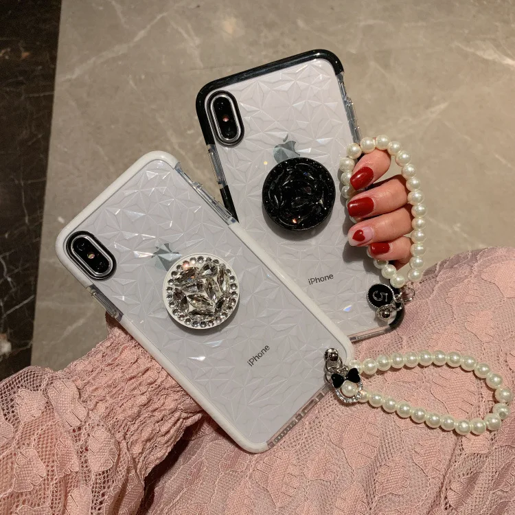 Pearl bracelet suitable for iphonexs max mobile phone shell Apple 11ProMAX diamond pattern bracket XR protective shell
Pearl bracelet suitable for iphonexs max mobile phone shell Apple 11ProMAX diamond pattern bracket XR protective shell