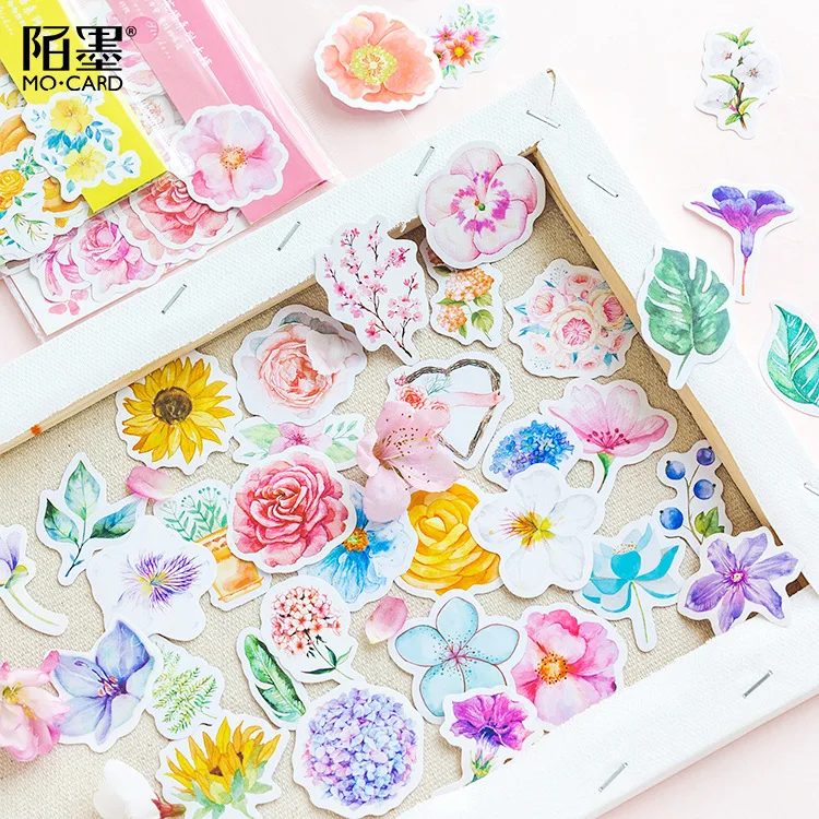 1 Pack (45 pcs) Colorful Flowers Decorative Stickers Diary Notebook Album Decoration
1 Pack (45 pcs) Colorful Flowers Decorative Stickers Diary Notebook Album Decoration