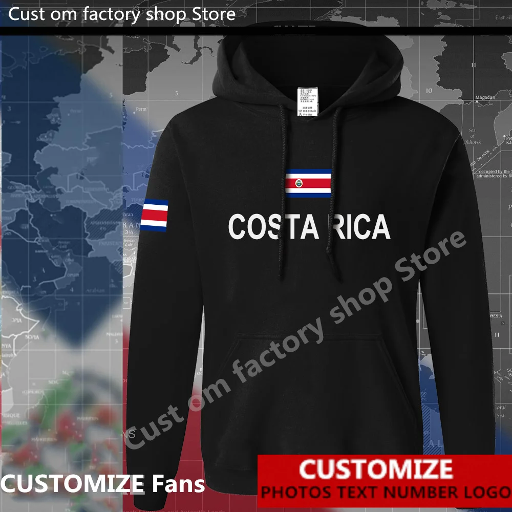 Costa Rica Flag Hoodie Free Custom Jersey Fans DIY Name Number LOGO Hoodies Men Women Loose Casual Sweatshirt
Costa Rica Flag Hoodie Free Custom Jersey Fans DIY Name Number LOGO Hoodies Men Women Loose Casual Sweatshirt