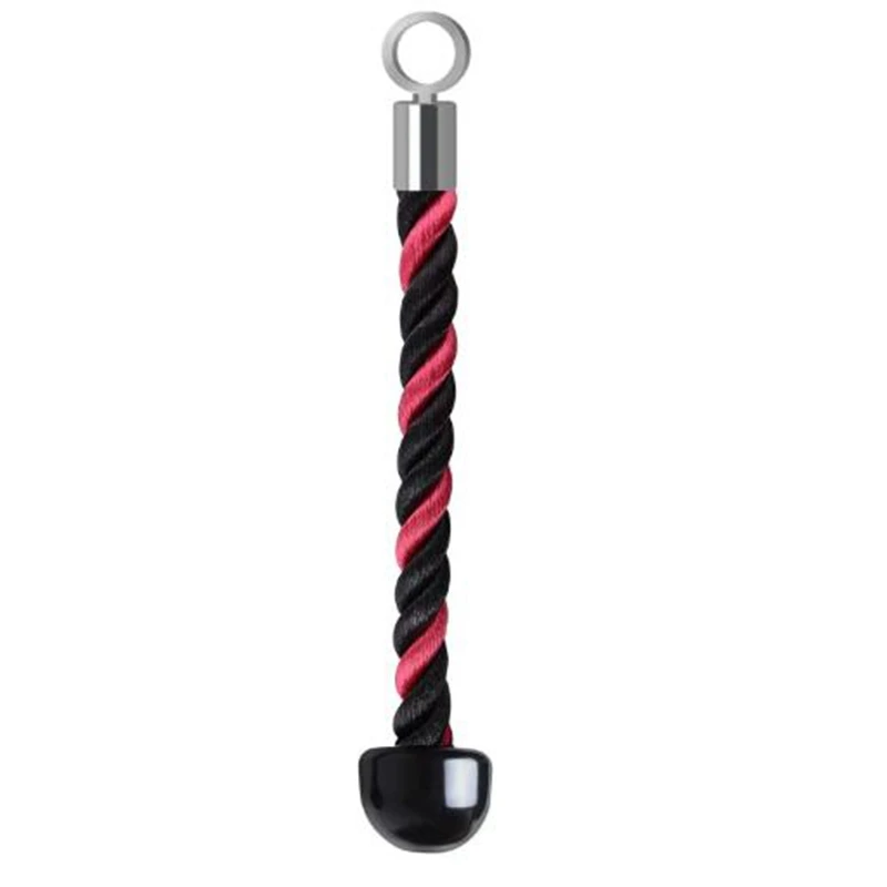 Single Head Grip Rope Pull Down Rope Cable Attachment Triceps Tension Rope Black/Pink 15.5 Inch
Single Head Grip Rope Pull Down Rope Cable Attachment Triceps Tension Rope Black/Pink 15.5 Inch