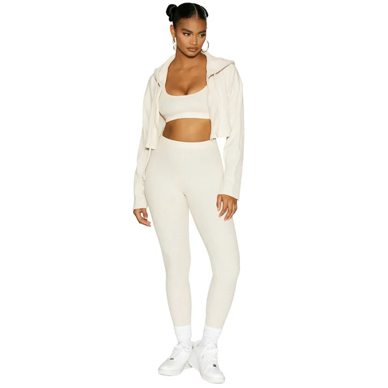 Women's 2021 New Fashion Two-Piece Suit Hooded Zipper Long Sleeve Top And Pencil Pants Casual Work Sports Fitness Wear Outfits
Women's 2021 New Fashion Two-Piece Suit Hooded Zipper Long Sleeve Top And Pencil Pants Casual Work Sports Fitness Wear Outfits