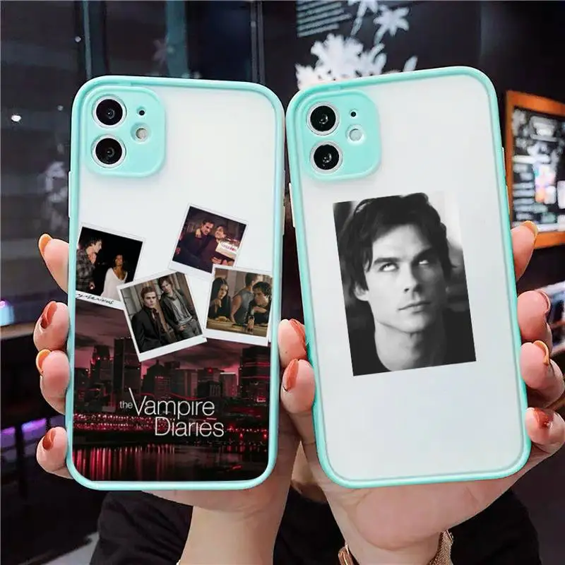 The vampire diaries Phone Case Matte Transparent for iPhone 7 8 11 12 s mini pro X XS XR MAX Plus cover funda
The vampire diaries Phone Case Matte Transparent for iPhone 7 8 11 12 s mini pro X XS XR MAX Plus cover funda
