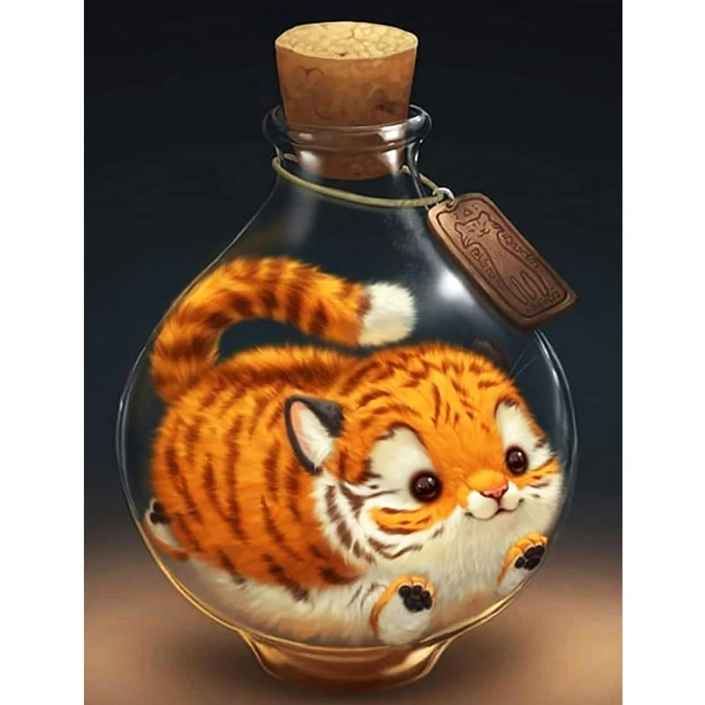 Алмазная 5D Вышивка «сделай сам» с тигром, мультяшная мозаика, алмазная живопись, животные стразы, искусство, украшение для дома
Алмазная 5D Вышивка «сделай сам» с тигром, мультяшная мозаика, алмазная живопись, животные стразы, искусство, украшение для дома