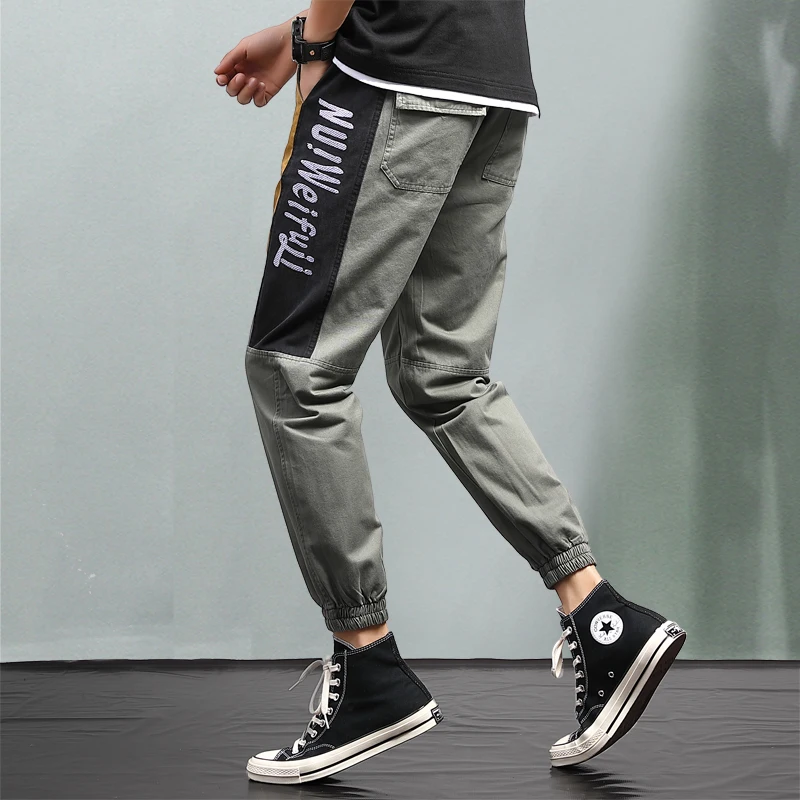 Хип Хоп Уличная Мужская джоггеры модные мужские брюки карго Брюки Высокая