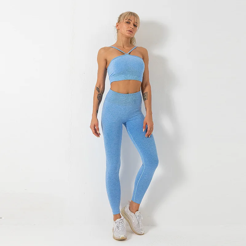 Seamless Yoga Set Fitness Clothing Print High Elastic Hip Sports Female Gym Padded Push Up Sports Bra 2pcs Sports Suits 
Seamless Yoga Set Fitness Clothing Print High Elastic Hip Sports Female Gym Padded Push Up Sports Bra 2pcs Sports Suits