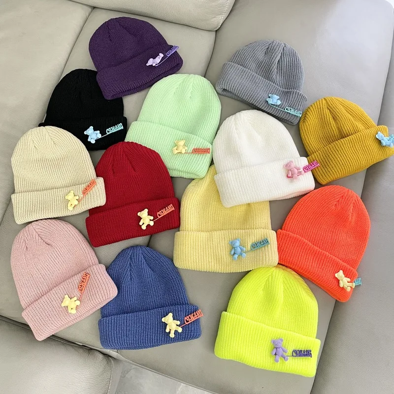 Autumn and Winter Warm Knitted Hat Ski Hat Trend Little Bear Couple Hat Soft Warm Men and Women Hat Beanie SkullCap Bonnets
Autumn and Winter Warm Knitted Hat Ski Hat Trend Little Bear Couple Hat Soft Warm Men and Women Hat Beanie SkullCap Bonnets