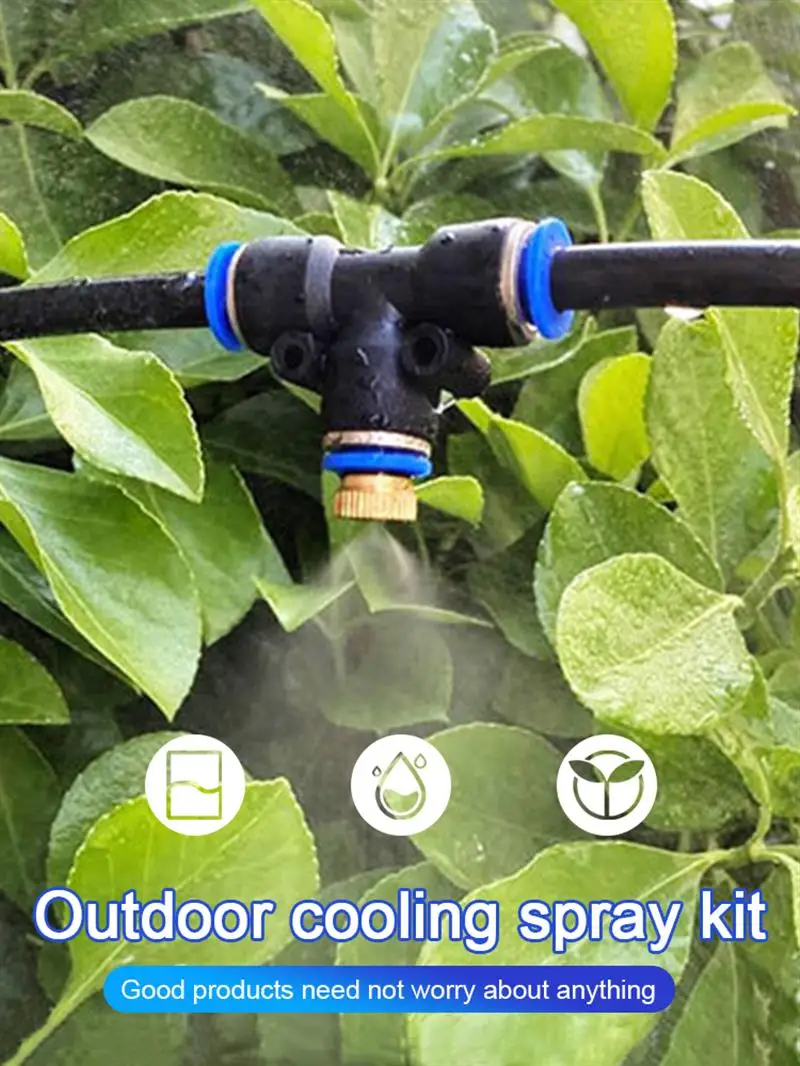 Water Misting Cooling System Kit Cooling Spray Set Garden Cooling Low Pressure Spray Outdoor System Atomization Tube Set
Water Misting Cooling System Kit Cooling Spray Set Garden Cooling Low Pressure Spray Outdoor System Atomization Tube Set