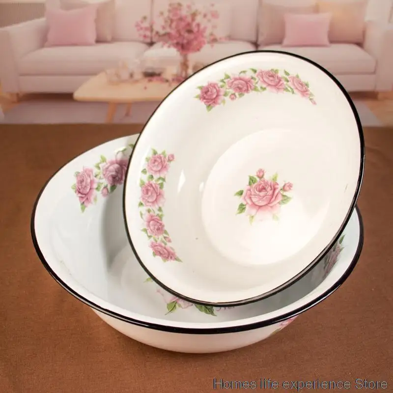 Multifunction Classic Enamel Wash Basin High Capacity Home Restaurant Kitchen Food Container Soup Tureen Pot Enamel Tableware
Multifunction Classic Enamel Wash Basin High Capacity Home Restaurant Kitchen Food Container Soup Tureen Pot Enamel Tableware