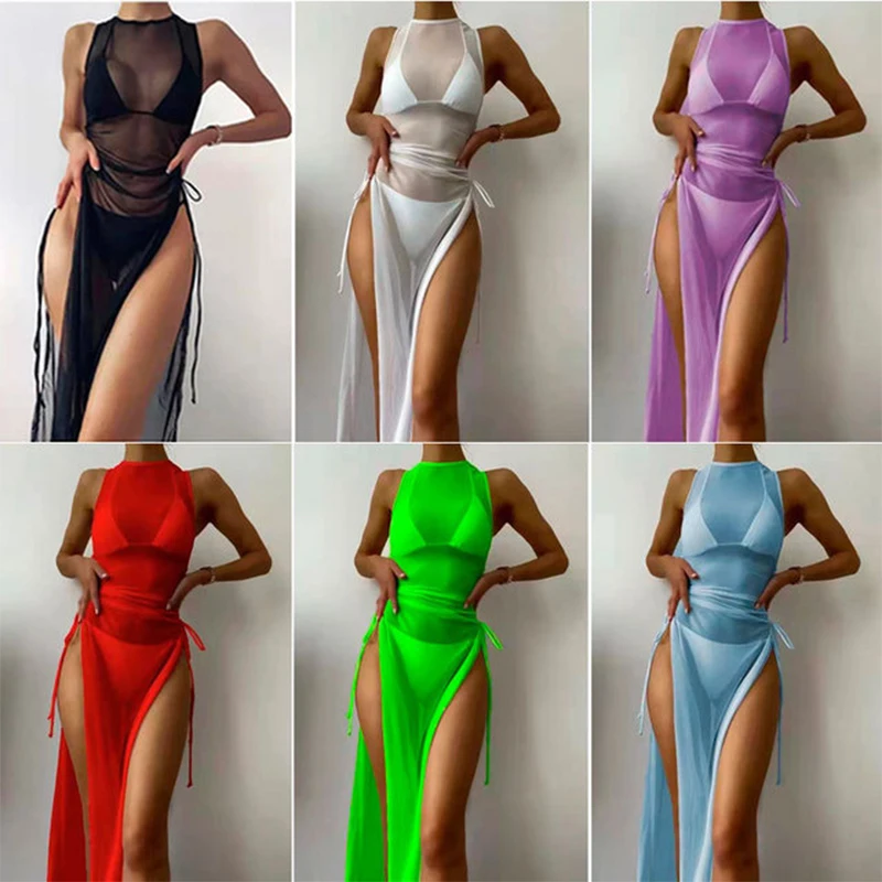 Women Sexy Split Korean Style Female Split Swimwear Fashion Two-piece Solid Color Chiffon Bikini Swimwear New 2022
Women Sexy Split Korean Style Female Split Swimwear Fashion Two-piece Solid Color Chiffon Bikini Swimwear New 2022