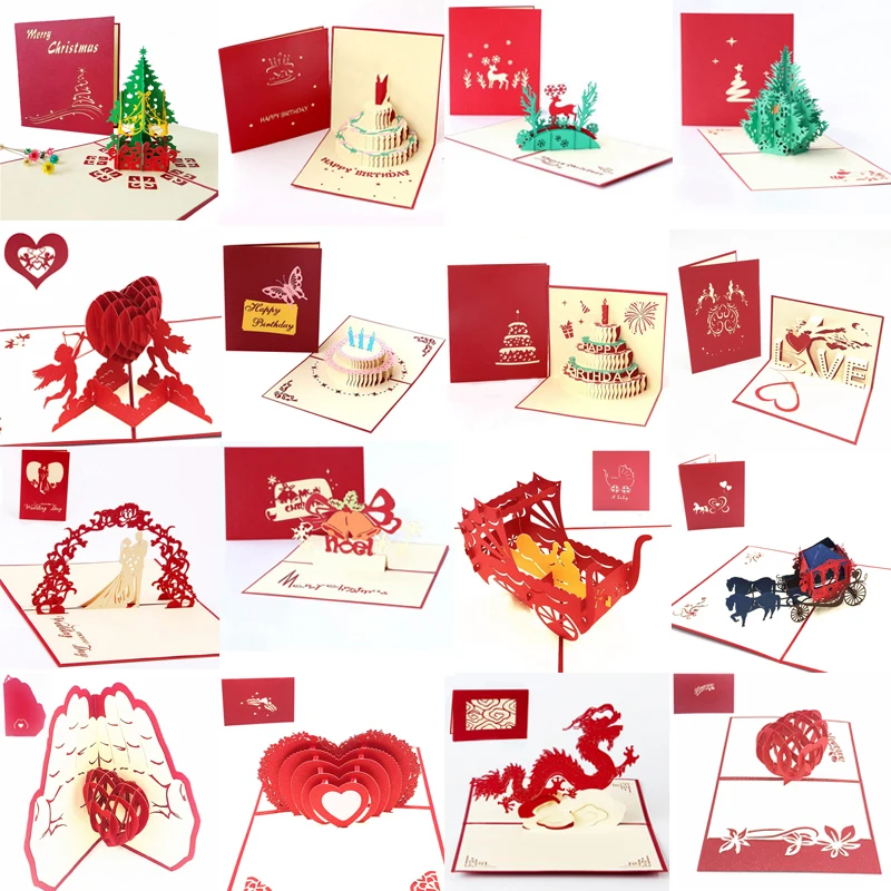 3D Pop Up Cards DIY Cake Greeting Postcards Gifts Card With Envelope For Party Favors Birthday Christmas Wedding Decoration
3D Pop Up Cards DIY Cake Greeting Postcards Gifts Card With Envelope For Party Favors Birthday Christmas Wedding Decoration
