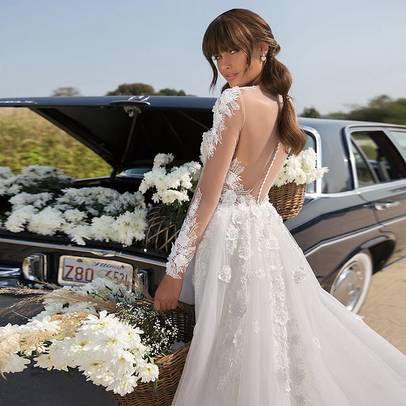 Hi Shy Bride New Simple Wedding Dress Backless Sleeveless Design Chiffon Lace Bride Dresses Princess Dress Plus Size Tailor-made
Hi Shy Bride New Simple Wedding Dress Backless Sleeveless Design Chiffon Lace Bride Dresses Princess Dress Plus Size Tailor-made