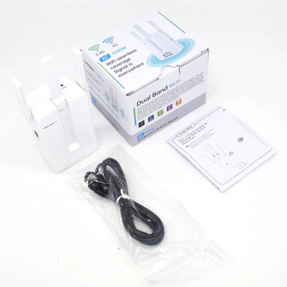 1200M Wireless Wifi Repeater Wifi Range Repeater Wifi Signal Amplifier 5G Router Extender AP Repeater Router In Home Office
1200M Wireless Wifi Repeater Wifi Range Repeater Wifi Signal Amplifier 5G Router Extender AP Repeater Router In Home Office