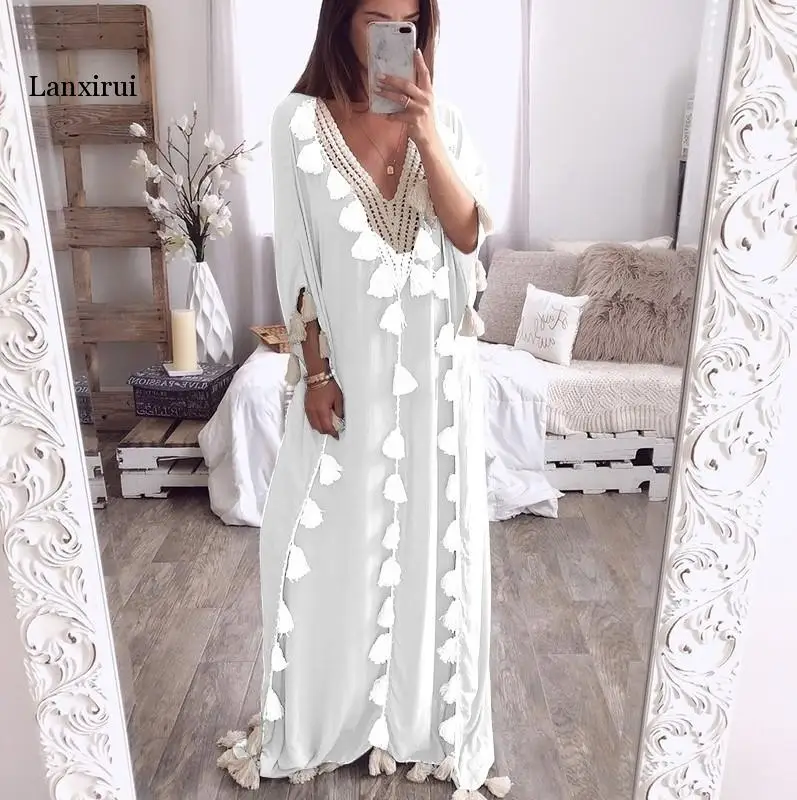Tassel Strapless Sexy Party Dress Women Spaghetti Strap Bodycon Mini Party Dress White Backless Summer Dress Vestidos
Tassel Strapless Sexy Party Dress Women Spaghetti Strap Bodycon Mini Party Dress White Backless Summer Dress Vestidos