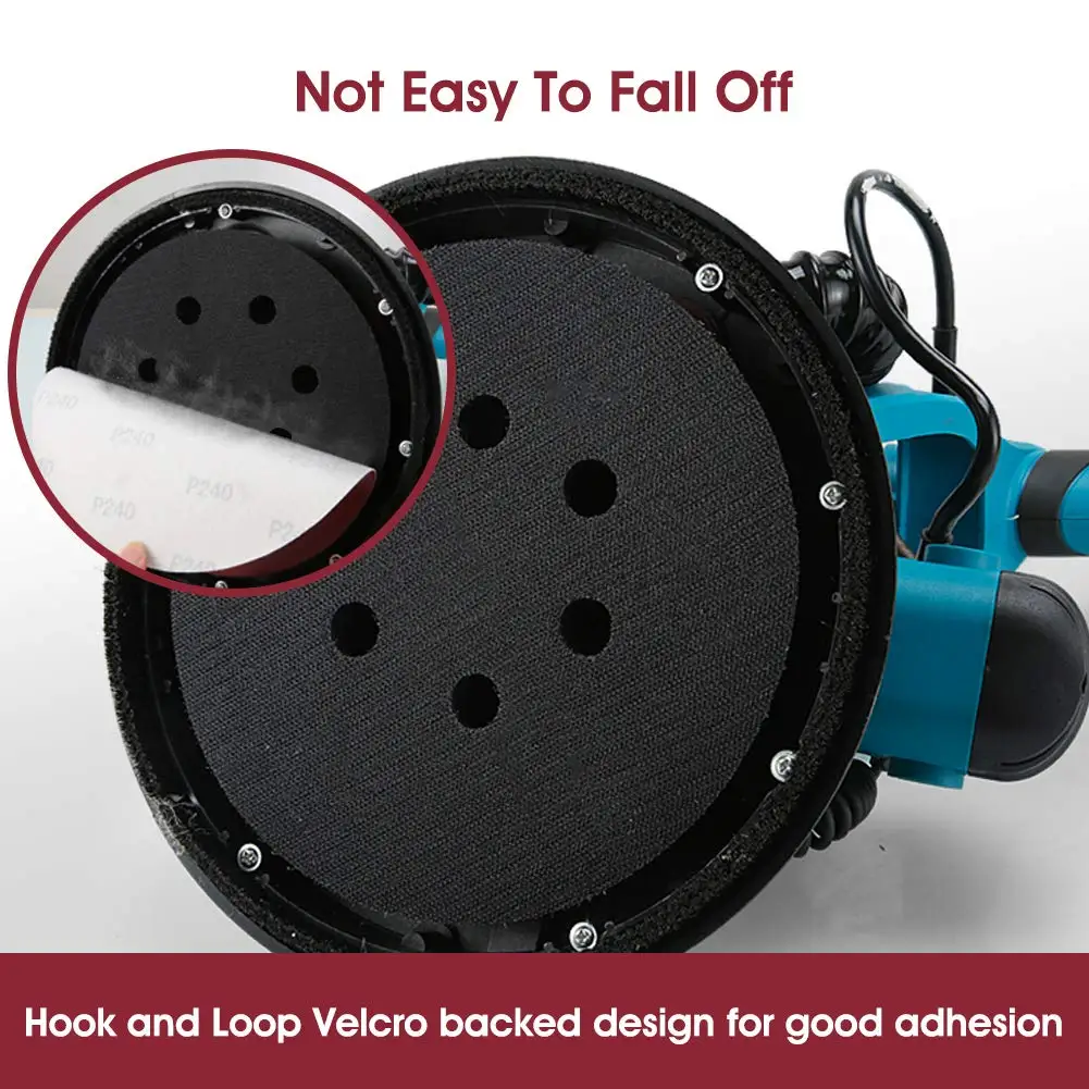 10pcs Sanding Abrasive Discs 9inch 225mm 8 Hole Hook and Loop Sanding Discs Aluminum Oxide Sand Paper for Drywall Finishing
10pcs Sanding Abrasive Discs 9inch 225mm 8 Hole Hook and Loop Sanding Discs Aluminum Oxide Sand Paper for Drywall Finishing