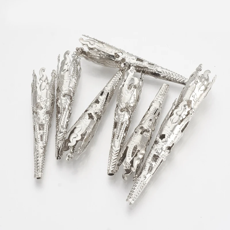 500pcs Iron Metal Bead Caps Hollow Out Flower Bugle Filigree Bead End Cap Cone for Jewelry Making DIY Findings
500pcs Iron Metal Bead Caps Hollow Out Flower Bugle Filigree Bead End Cap Cone for Jewelry Making DIY Findings