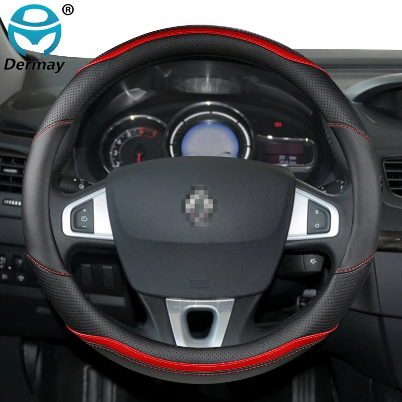 Чехол для руля Renault Fluence, дышащая кожа из микрофибры + углеродное волокно, новые модные автомобильные аксессуары
Чехол для руля Renault Fluence, дышащая кожа из микрофибры + углеродное волокно, новые модные автомобильные аксессуары