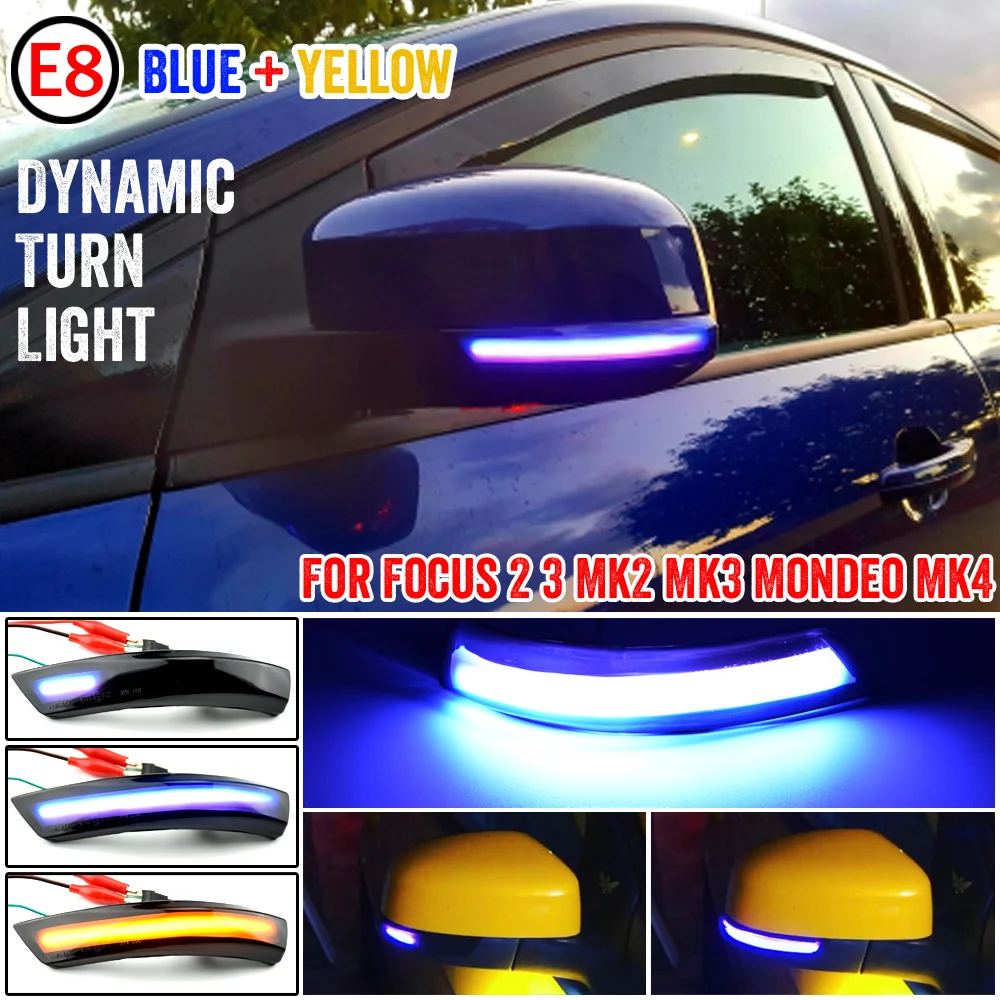 Superb Side-Wing Blue LED Dynamic Turn Signal Blinker Mirror Flasher Light For Ford Focus 2 MK2 Focus 3 MK3 3.5 For Mondeo MK4
Superb Side-Wing Blue LED Dynamic Turn Signal Blinker Mirror Flasher Light For Ford Focus 2 MK2 Focus 3 MK3 3.5 For Mondeo MK4