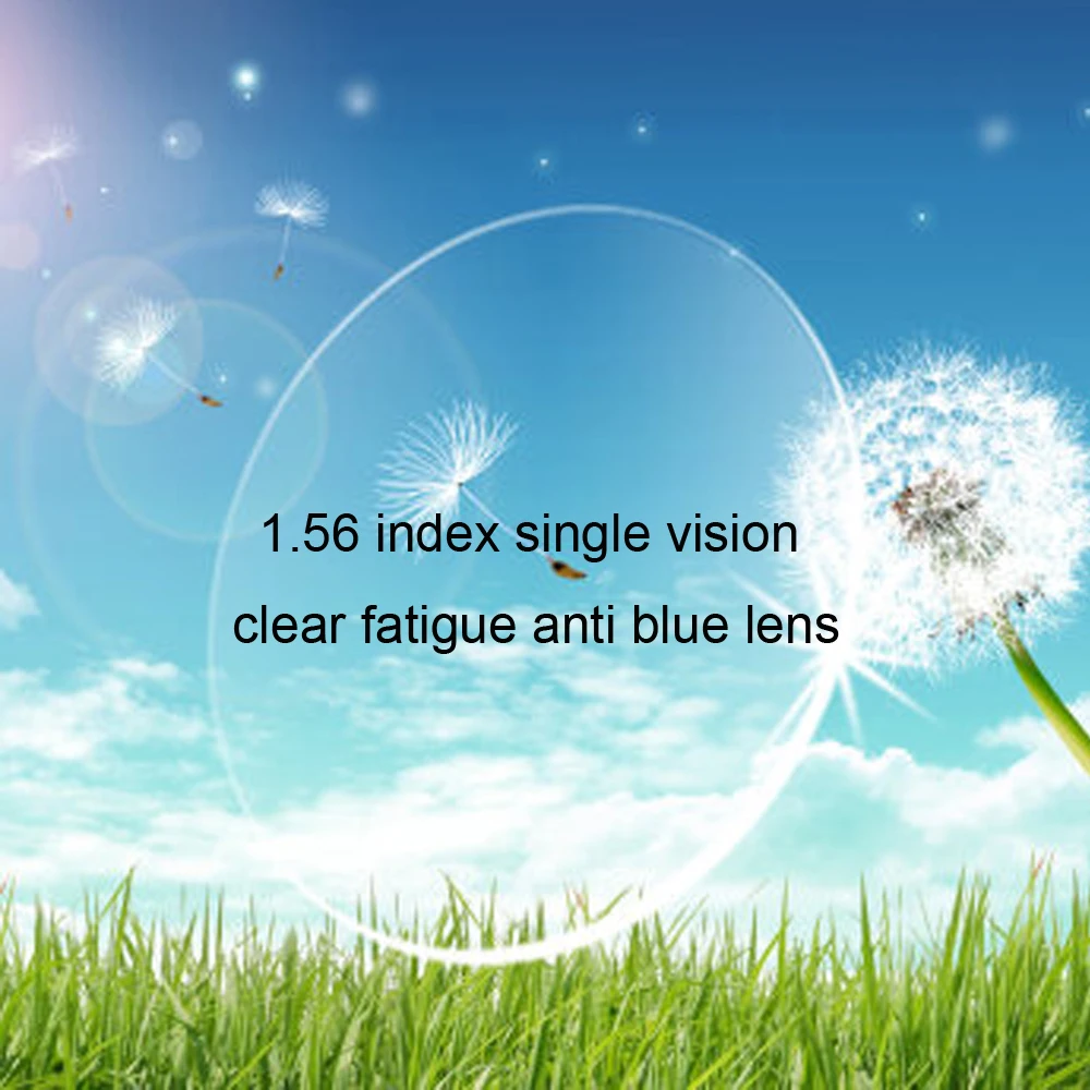 

Линзы для очков с индексом 1,56, с защитой от синего напряжения, с 68 прозрачными линзами для близорукости, по рецепту, дальнозоркость, оптические линзы Линзы для очков на заказ