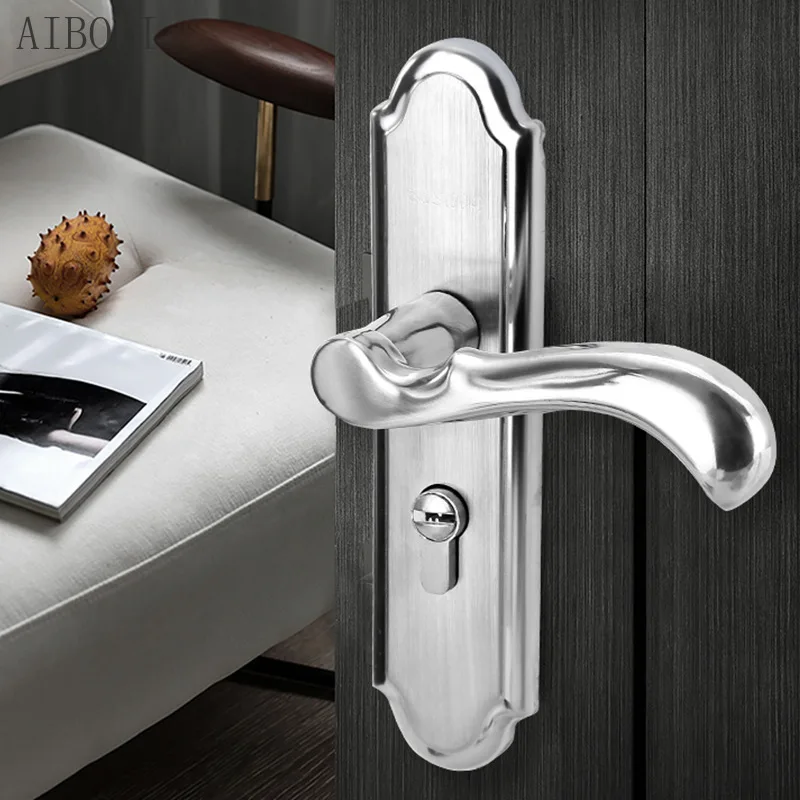 Stainless Steel Panel Lock Mute Fireproof Indoor Door Lock Bedroom Handle Lock Room Door 50 Lock Body Wooden Door Lock
Stainless Steel Panel Lock Mute Fireproof Indoor Door Lock Bedroom Handle Lock Room Door 50 Lock Body Wooden Door Lock