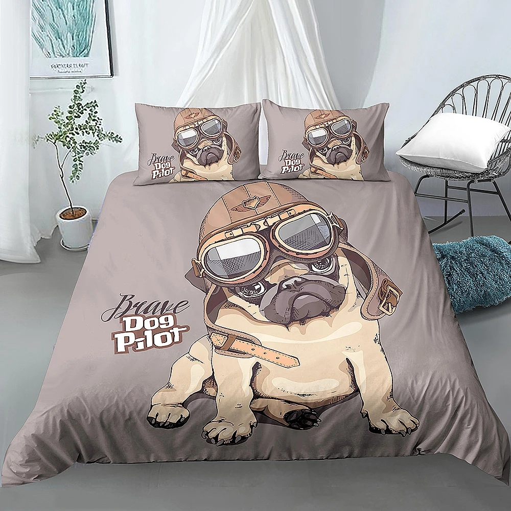 Dog Printing Bedding Set Duvet Cover Set Bedclothes Home Textile Twin Full Queen King Size Nordic Bed Cover For Home
Dog Printing Bedding Set Duvet Cover Set Bedclothes Home Textile Twin Full Queen King Size Nordic Bed Cover For Home
