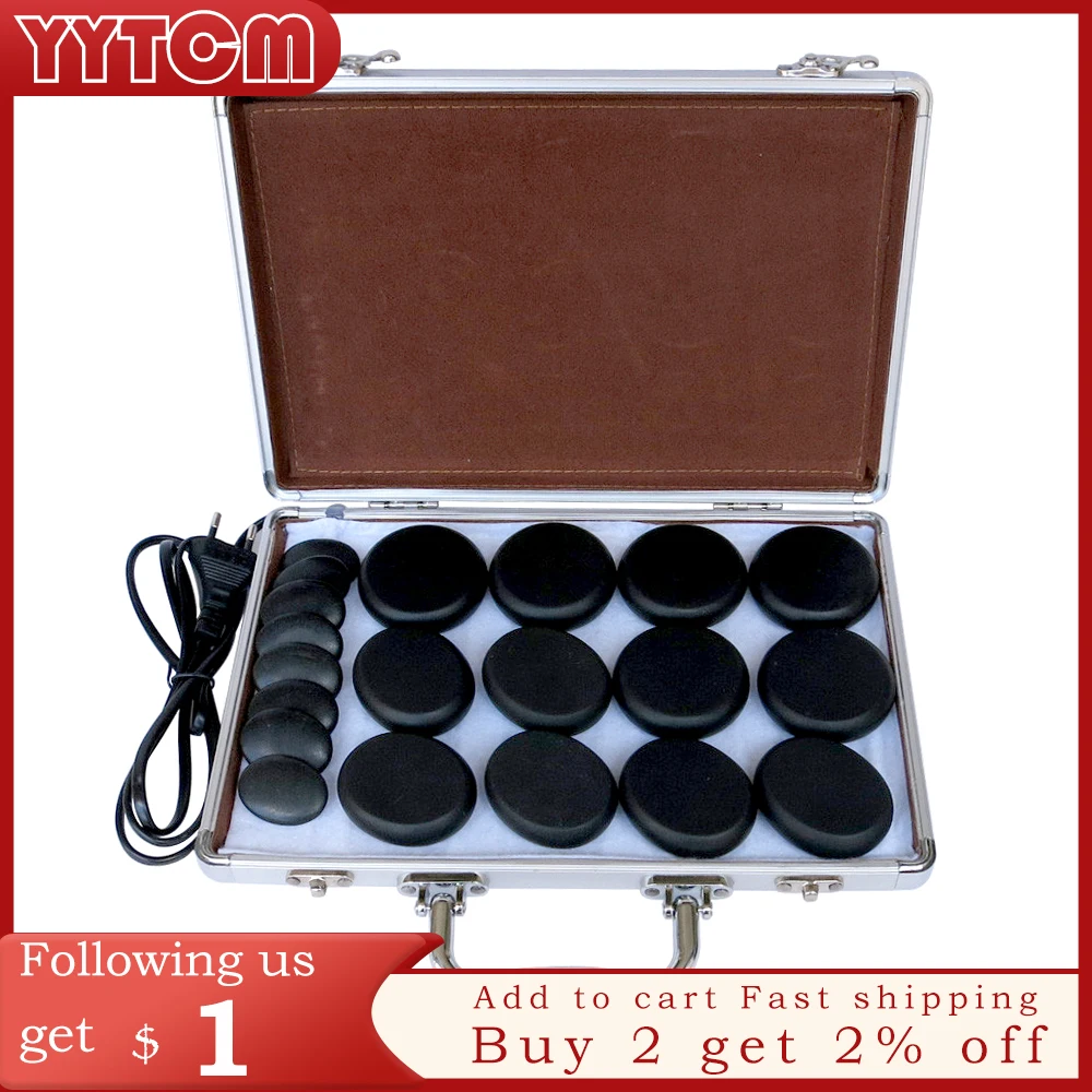 TONTIN 20pcs/set hot stone set basalt stone massage with heating box body Massage stones ysgyp-nls spa stone health care
TONTIN 20pcs/set hot stone set basalt stone massage with heating box body Massage stones ysgyp-nls spa stone health care