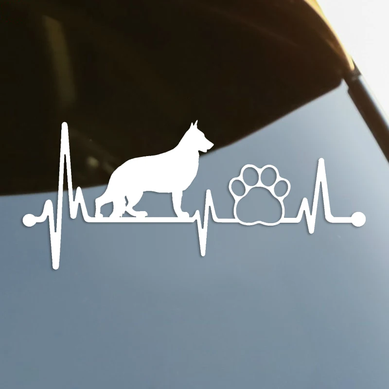 German Shepherd Heartbeat Lifeline Die-Cut Vinyl Decal Car Sticker Waterproof Auto Decors on Car Body Bumper Rear Window #S60172
German Shepherd Heartbeat Lifeline Die-Cut Vinyl Decal Car Sticker Waterproof Auto Decors on Car Body Bumper Rear Window #S60172