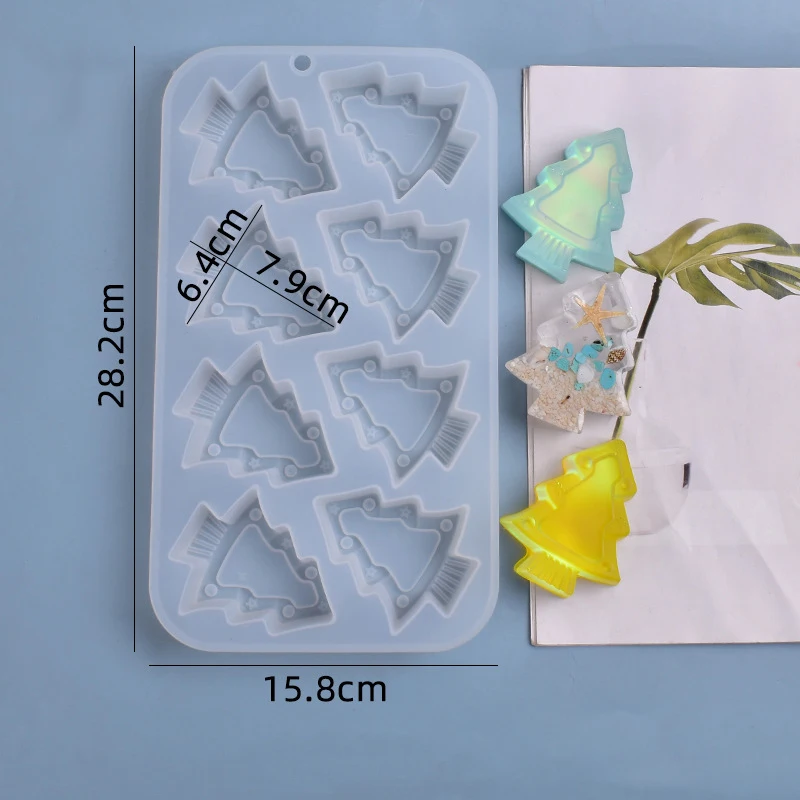 DIY Crystal Epoxy Mold Baking Pan Three-Dimensional Christmas Tree Table Decoration Mousse Cake Silicone Mold
DIY Crystal Epoxy Mold Baking Pan Three-Dimensional Christmas Tree Table Decoration Mousse Cake Silicone Mold