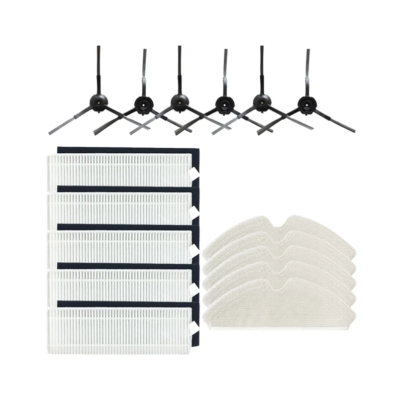 16Pcs Side Brush HEPA Mops Robot Vacuum Filter for Proscenic M7 PRO Vacuum Cleaner Accessories Replacement
16Pcs Side Brush HEPA Mops Robot Vacuum Filter for Proscenic M7 PRO Vacuum Cleaner Accessories Replacement