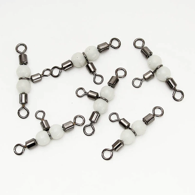 Bearing Barrel Ring Fishing Connector Rolling Swivel 3 Way Fluorescent Beads Fishhook Lure Line Fishing Tackle
Bearing Barrel Ring Fishing Connector Rolling Swivel 3 Way Fluorescent Beads Fishhook Lure Line Fishing Tackle