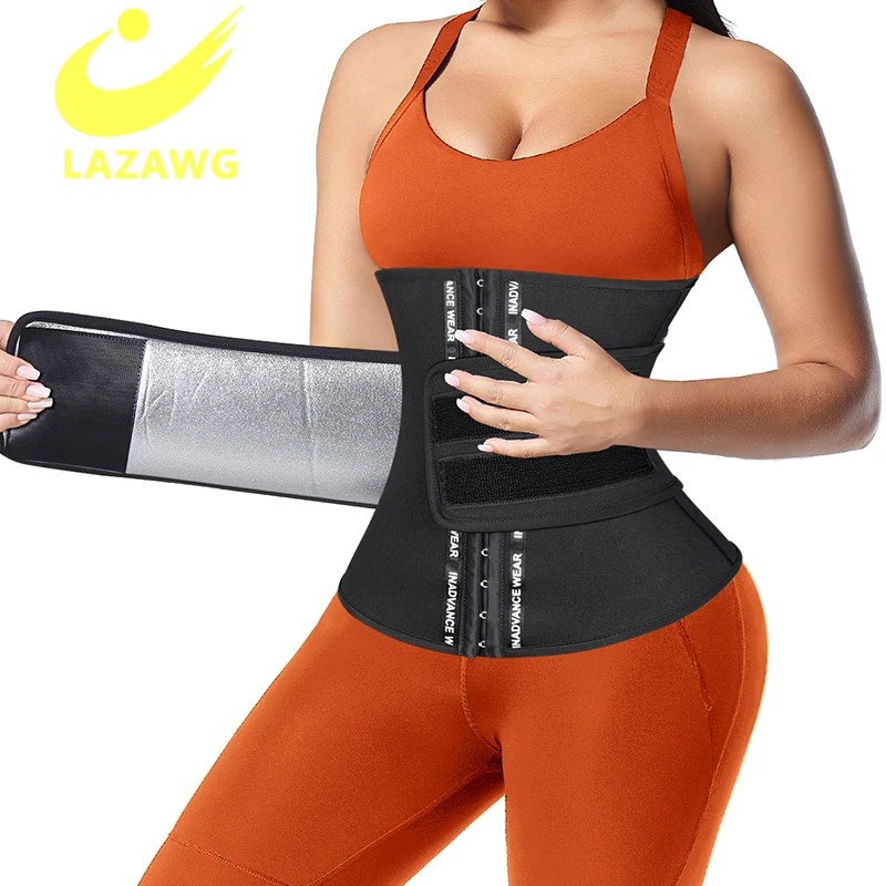 LAZAWG Neoprene Sauna Waist Trainer Corset Sweat Belt Women Weight Loss Compression Trimmer Workout Fitness Fajas Shapewear
LAZAWG Neoprene Sauna Waist Trainer Corset Sweat Belt Women Weight Loss Compression Trimmer Workout Fitness Fajas Shapewear