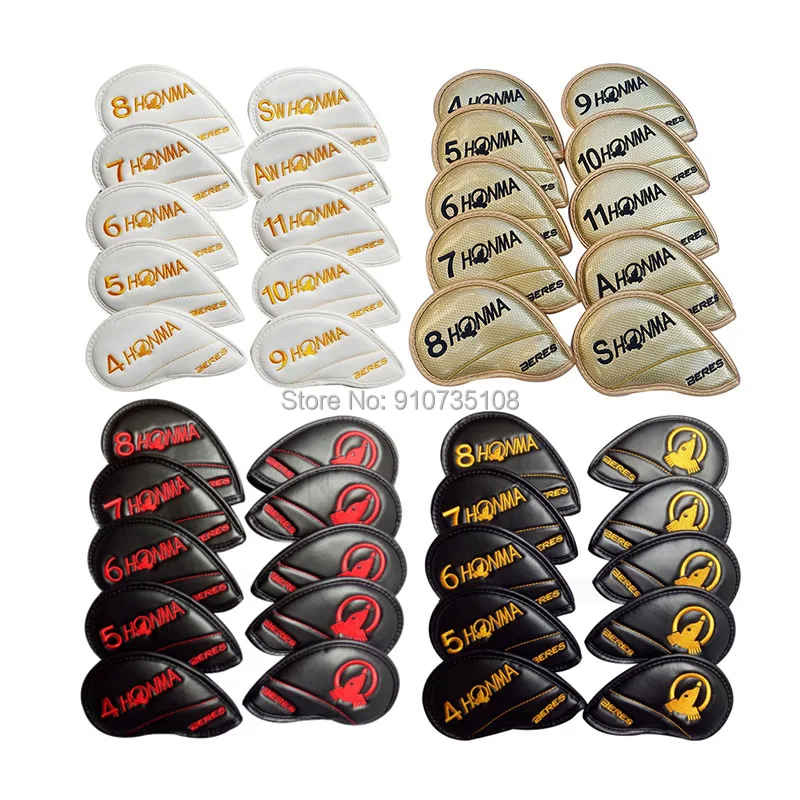 Honma BERES golf iron club headcover set upscale PU wit Double sided embroidery golf rods cover 4-11 AW SW Free shipping
Honma BERES golf iron club headcover set upscale PU wit Double sided embroidery golf rods cover 4-11 AW SW Free shipping