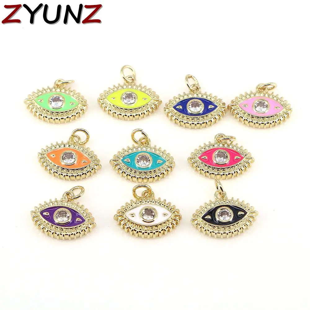 10PCS, Necklace Pendants CZ Evil Eyes Charms for DIY Fashion Jewelry Luxurious Jewelry Making Supplies Hand Made Accessories
10PCS, Necklace Pendants CZ Evil Eyes Charms for DIY Fashion Jewelry Luxurious Jewelry Making Supplies Hand Made Accessories