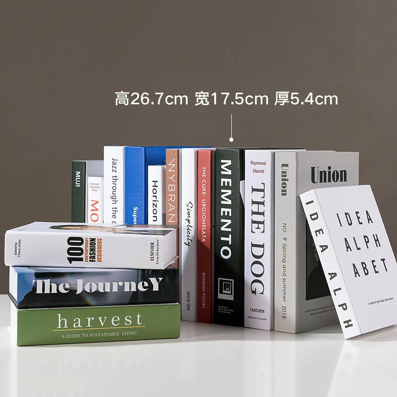 Fake Books Home Decoration Book Box Stylish and Beautiful Desktop Decoration Can Be Customized Storage Fake Book Box
Fake Books Home Decoration Book Box Stylish and Beautiful Desktop Decoration Can Be Customized Storage Fake Book Box