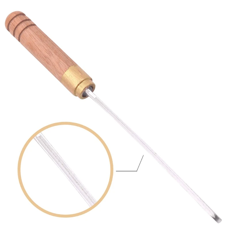 Wooden Handle Fret File Guitar Repairing Luthier Tool for Guitar Bass Ukulele M68D
Wooden Handle Fret File Guitar Repairing Luthier Tool for Guitar Bass Ukulele M68D