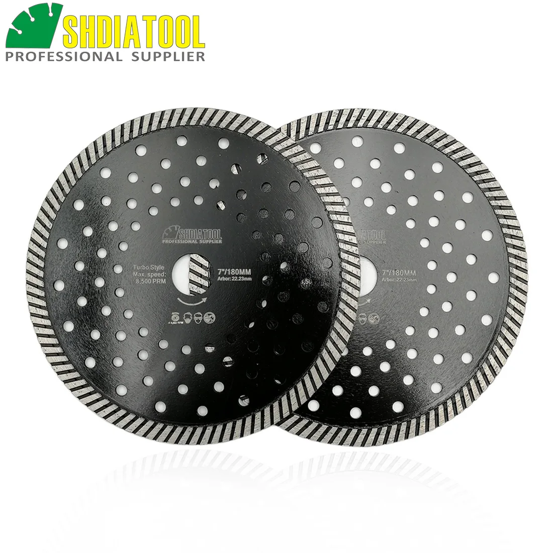 Диск SHDIATOOL Алмазный для резки керамики, гранита, 2 шт., 180 мм 
Диск SHDIATOOL Алмазный для резки керамики, гранита, 2 шт., 180 мм