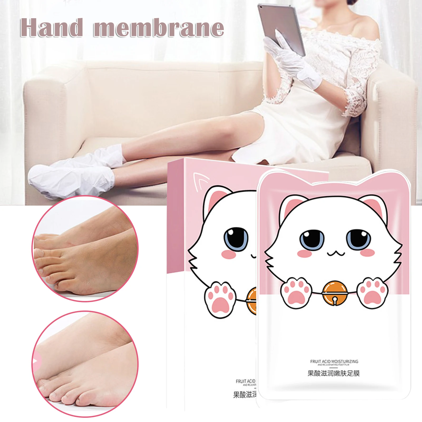 Cute Cat Paw Shape Foot Mask Spa Moisturizing Hand Gloves Hand Mask Protecting Skins For Skin Care AUG889
Cute Cat Paw Shape Foot Mask Spa Moisturizing Hand Gloves Hand Mask Protecting Skins For Skin Care AUG889