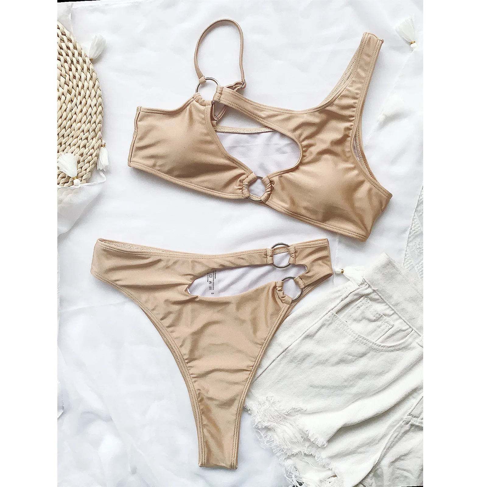 Irresistible Ladies Solid Color Hollow Sexy Bikini Ladies Push-up Swimwear Half Cup Swimsuit Swimming Beach Bikini 2021#35
Irresistible Ladies Solid Color Hollow Sexy Bikini Ladies Push-up Swimwear Half Cup Swimsuit Swimming Beach Bikini 2021#35