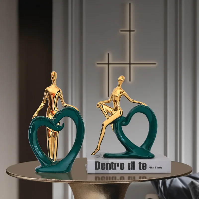Nordic Home Decoration Accessories For Living Room Ceramic Couple Statues Desk Decor Plating Ceramic Lovers Couple Crafts
Nordic Home Decoration Accessories For Living Room Ceramic Couple Statues Desk Decor Plating Ceramic Lovers Couple Crafts