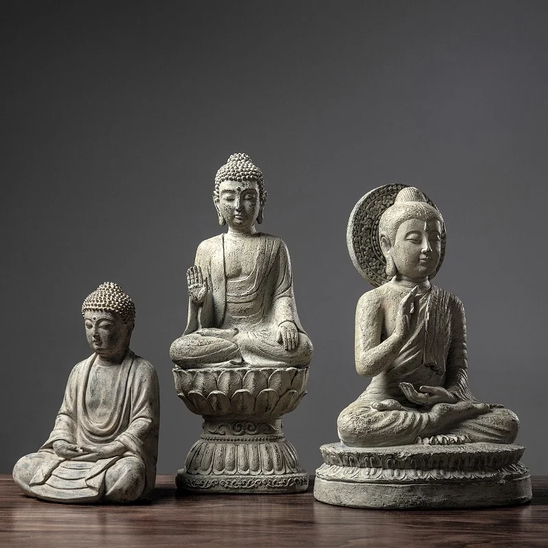 New1 Piece Tathagata Chinese Zen Resin Buddha People Model sculpture Ornaments Statue Crafts Home Decoration
New1 Piece Tathagata Chinese Zen Resin Buddha People Model sculpture Ornaments Statue Crafts Home Decoration