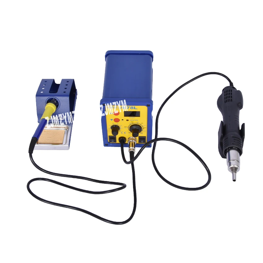 BAKU BK-878L led digital Display SMD Brushless Hot Air Rework Station with Soldering Iron and Heat Gun for Cell Phone Repair
BAKU BK-878L led digital Display SMD Brushless Hot Air Rework Station with Soldering Iron and Heat Gun for Cell Phone Repair