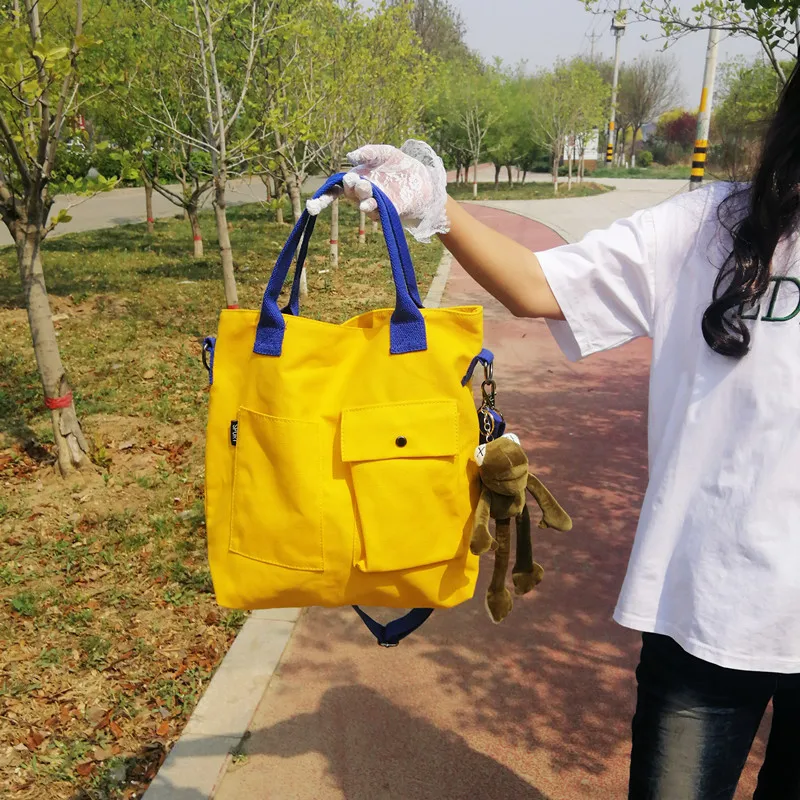 Women Shoulder Bag Fashion Pure Color Casual Tote Outdoor Bag Canvas Handbag Zipper Messenger Messenger Bags Sac Main Femme
Women Shoulder Bag Fashion Pure Color Casual Tote Outdoor Bag Canvas Handbag Zipper Messenger Messenger Bags Sac Main Femme