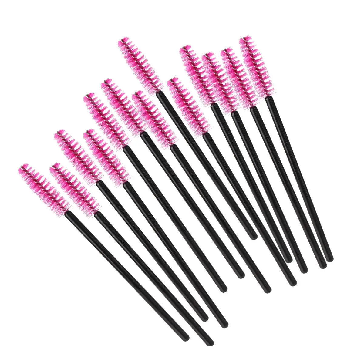 

100-1000Pcs Disposable Micro Eyelash Brush Mascara Wands Applicator Spoolers Eyebrow Comb brushes Eyelash Extension Makeup Kit