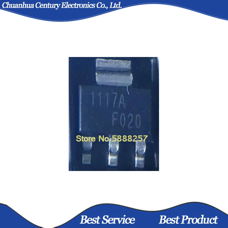 10 Pcs/Lot LD1117ASTR 1117A SOT223 New and Original In Stock 
10 Pcs/Lot LD1117ASTR 1117A SOT223 New and Original In Stock