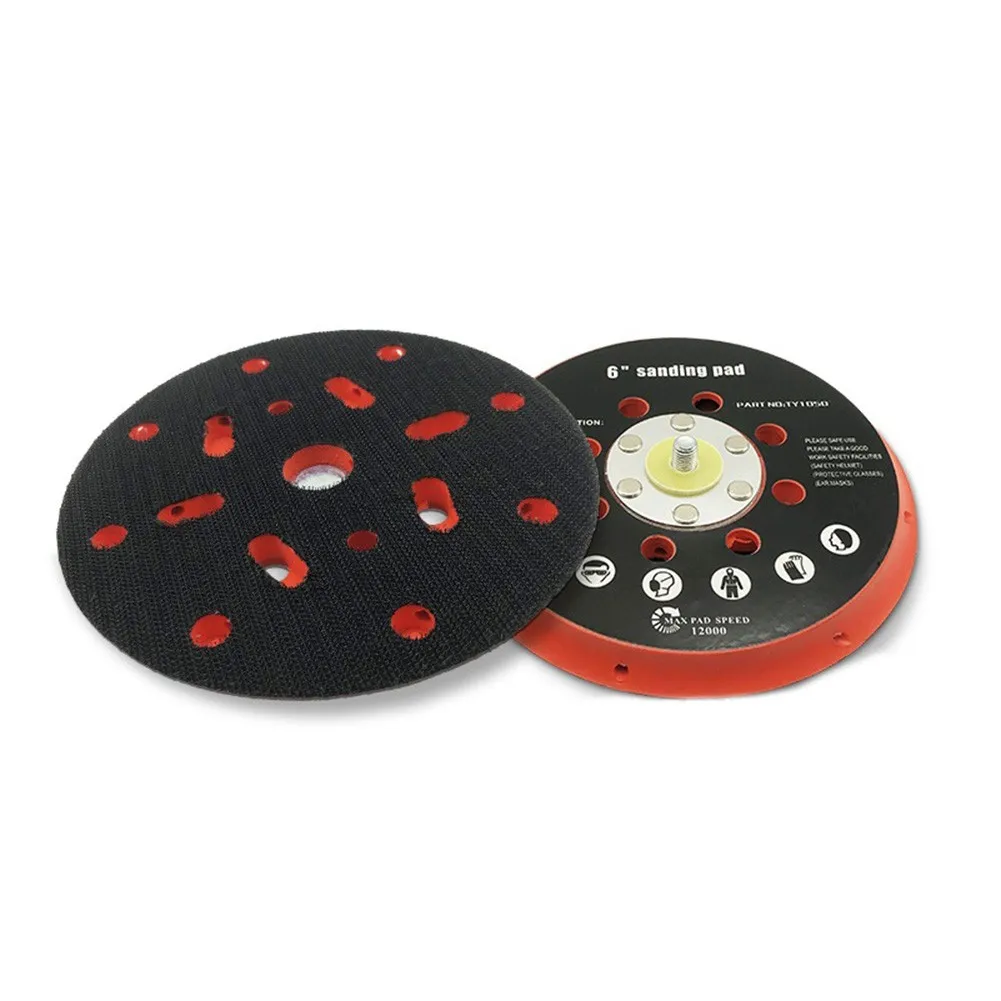 6 Inch 17 Holes 150mm Sanding Pad Sanding Disc Hook & Loop Sander Backing Plate Sanding Discs Abrasives Tools
6 Inch 17 Holes 150mm Sanding Pad Sanding Disc Hook & Loop Sander Backing Plate Sanding Discs Abrasives Tools