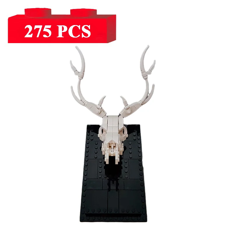 Deer Skull Dinosaur Fossils Model Building Blocks Spoils of War Booty Assembly Bricks MOC Toys For Children Birthday Gifts
Deer Skull Dinosaur Fossils Model Building Blocks Spoils of War Booty Assembly Bricks MOC Toys For Children Birthday Gifts