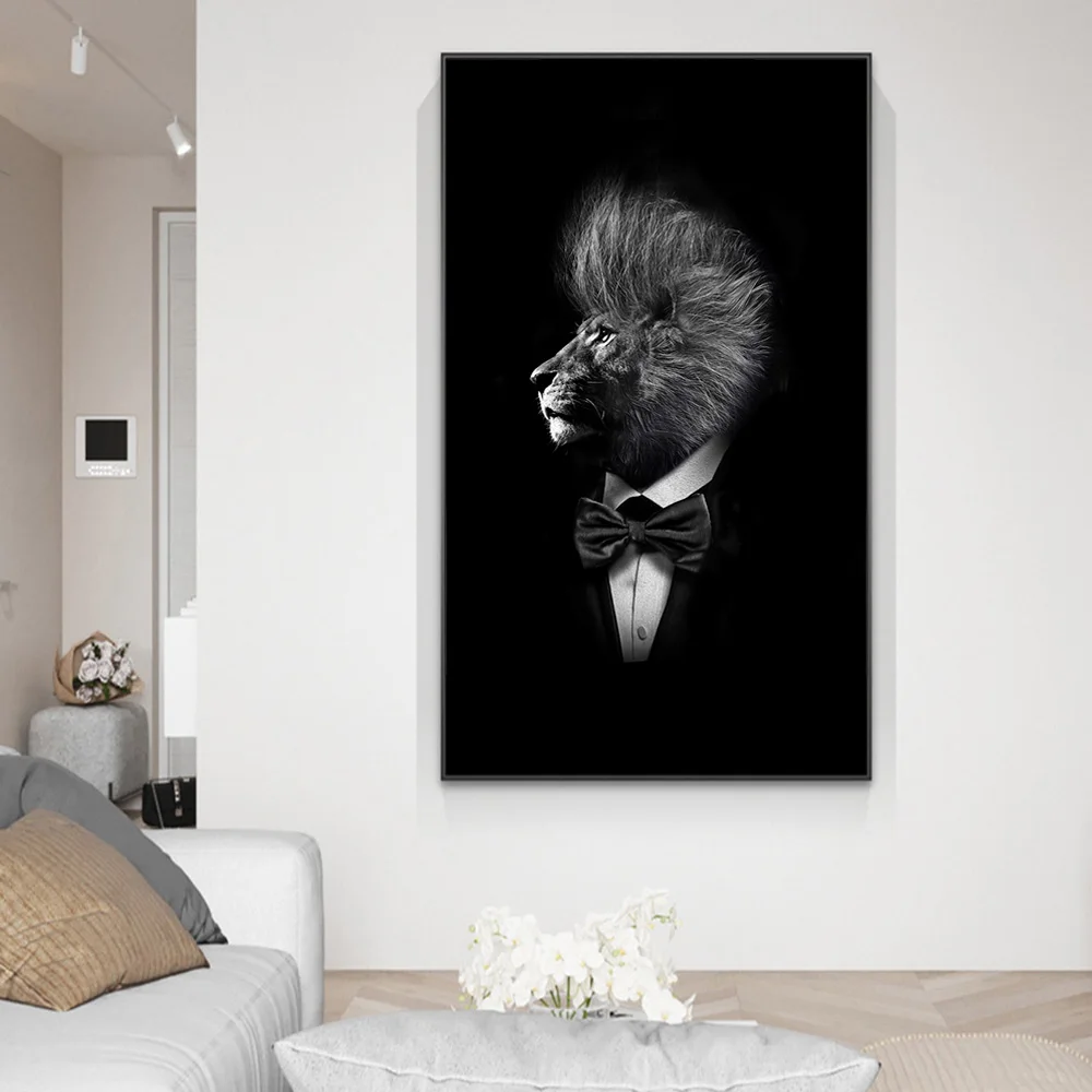 Lion in a Suit Modern Art Canvas Paintings On the Wall Art Posters And Prints Animals Art Wall Pictures Home Wall Decor Cuadros
Lion in a Suit Modern Art Canvas Paintings On the Wall Art Posters And Prints Animals Art Wall Pictures Home Wall Decor Cuadros