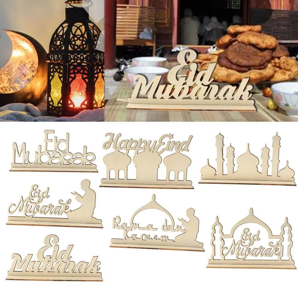 DIY Wooden Eid Mubarak Pendant Ramadan Mubarak Happy For Home Party Aid Islamic Ramadan Decor Muslim Kareem Table A9P8
DIY Wooden Eid Mubarak Pendant Ramadan Mubarak Happy For Home Party Aid Islamic Ramadan Decor Muslim Kareem Table A9P8