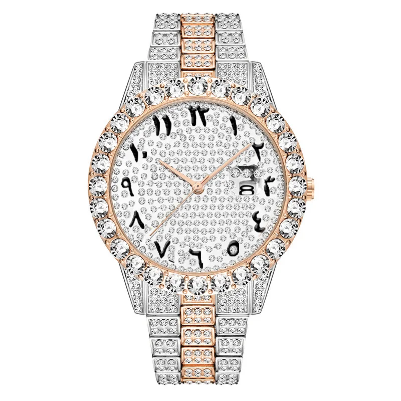 Diamond-studded Stainless Steel Full Diamond Men's Watch Fashion Hip-hop Big Dial Luxury High-end Quartz Watch WA143
Diamond-studded Stainless Steel Full Diamond Men's Watch Fashion Hip-hop Big Dial Luxury High-end Quartz Watch WA143