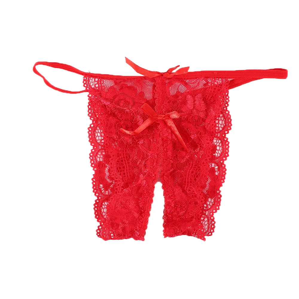 1PCs Sexy lingerie slit lace women's underwear sexy transparent low waist thong Waist: 66-87cm 
1PCs Sexy lingerie slit lace women's underwear sexy transparent low waist thong Waist: 66-87cm