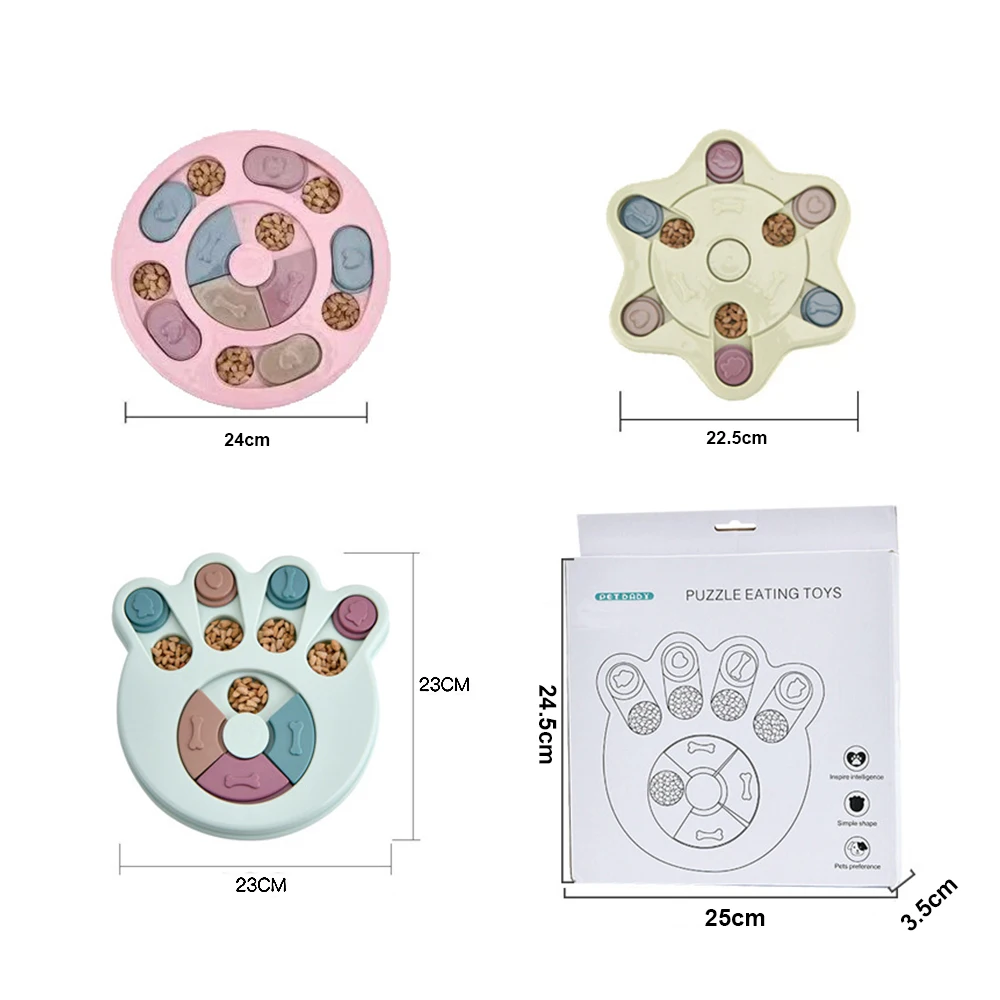 Pet Dog Training Interactive Games Feeder Increase Dog Puzzle Toys Slow Dispensing Feeding For Small Medium Dog Puppy Pet Toy
Pet Dog Training Interactive Games Feeder Increase Dog Puzzle Toys Slow Dispensing Feeding For Small Medium Dog Puppy Pet Toy